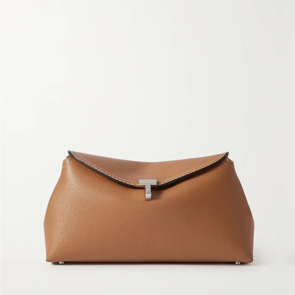 Toteme Tan Leather Women's Clutch